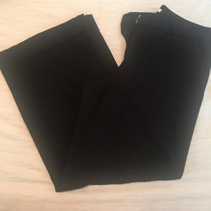 Cuffed wide leg trousers